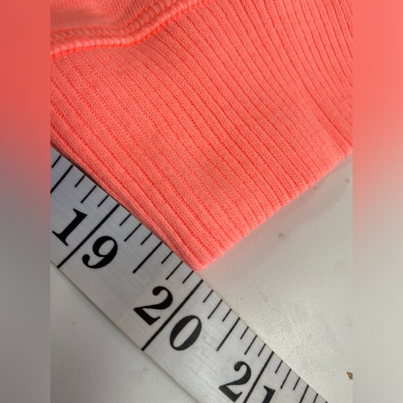 VICTORIA SECRET neon pink Summer Lounge Cotton Zip-Up - Picture 11 of 13